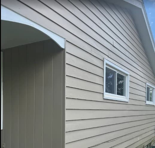 White Chooz Painters logo with blue background placeholder for paintig company logos