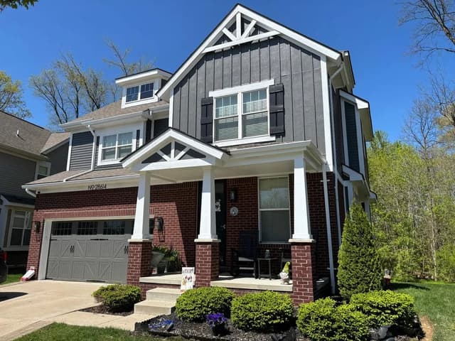 White Chooz Painters logo with blue background placeholder for paintig company logos