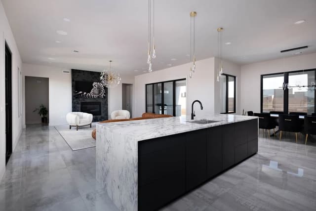 White Chooz Painters logo with blue background placeholder for paintig company logos