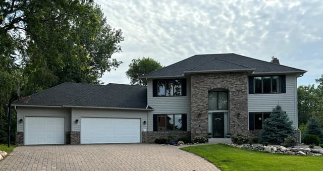 White Chooz Painters logo with blue background placeholder for paintig company logos