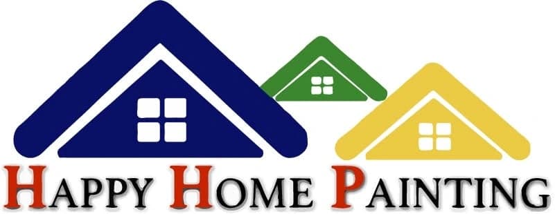 Logo for Happy Home Painting, a painting company in Raleigh, North Carolina.
