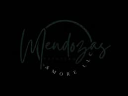 "This is an image from Mendozas Painting, located in Texas. The logo for Mendozas Painting features a handwritten-style script enclosed by a partial circular outline with the words 'Painting' and 'LLC' beneath."