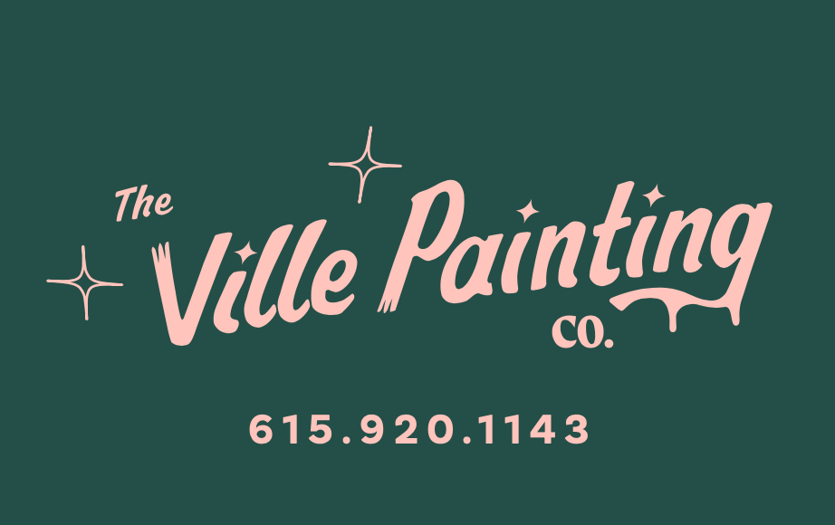 Logo for The Ville Painting Co., a painting company in Nashville, Tennessee. The image shows the Ville Painting circular logo.