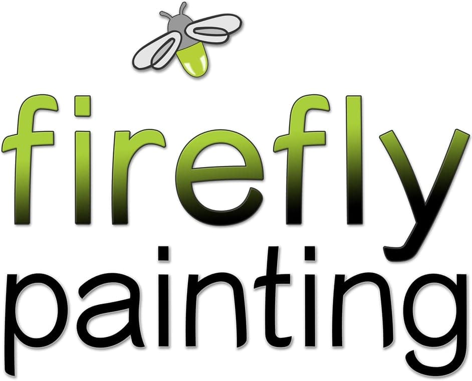 This is an image from Firefly Painting Inc, located in Colorado. The logo for Firefly Painting Inc features a stylized glowing firefly above gradient green and black text.