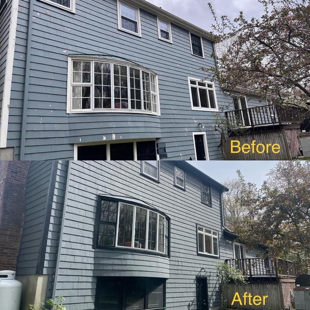 White Chooz Painters logo with blue background placeholder for paintig company logos