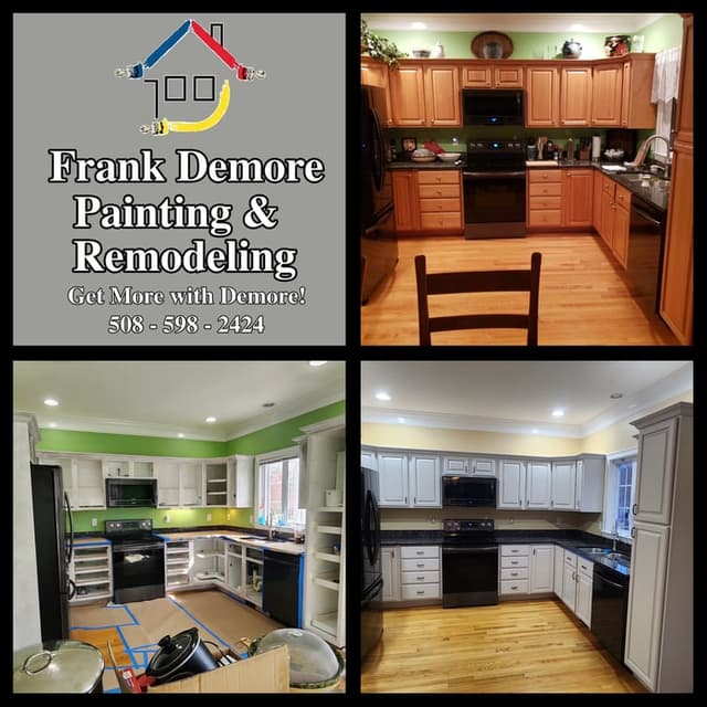 White Chooz Painters logo with blue background placeholder for paintig company logos