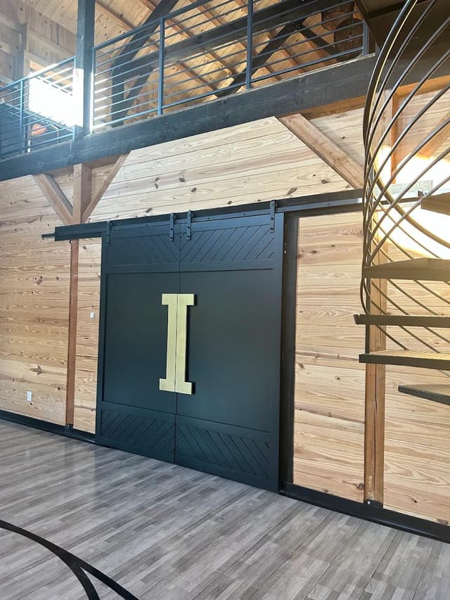 White Chooz Painters logo with blue background placeholder for paintig company logos