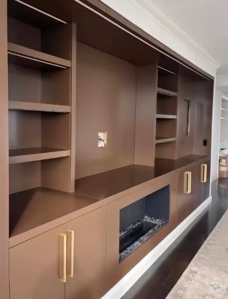 White Chooz Painters logo with blue background placeholder for paintig company logos