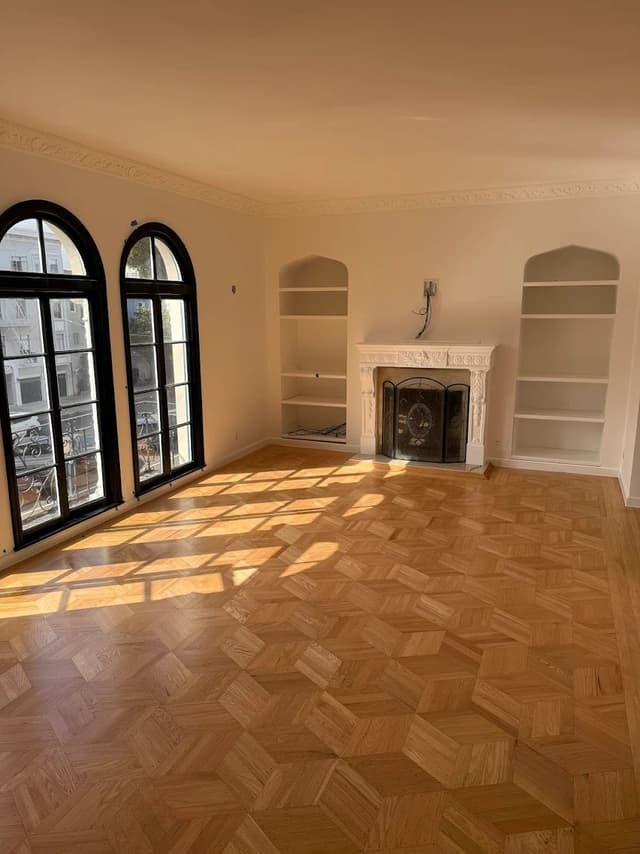 White Chooz Painters logo with blue background placeholder for paintig company logos