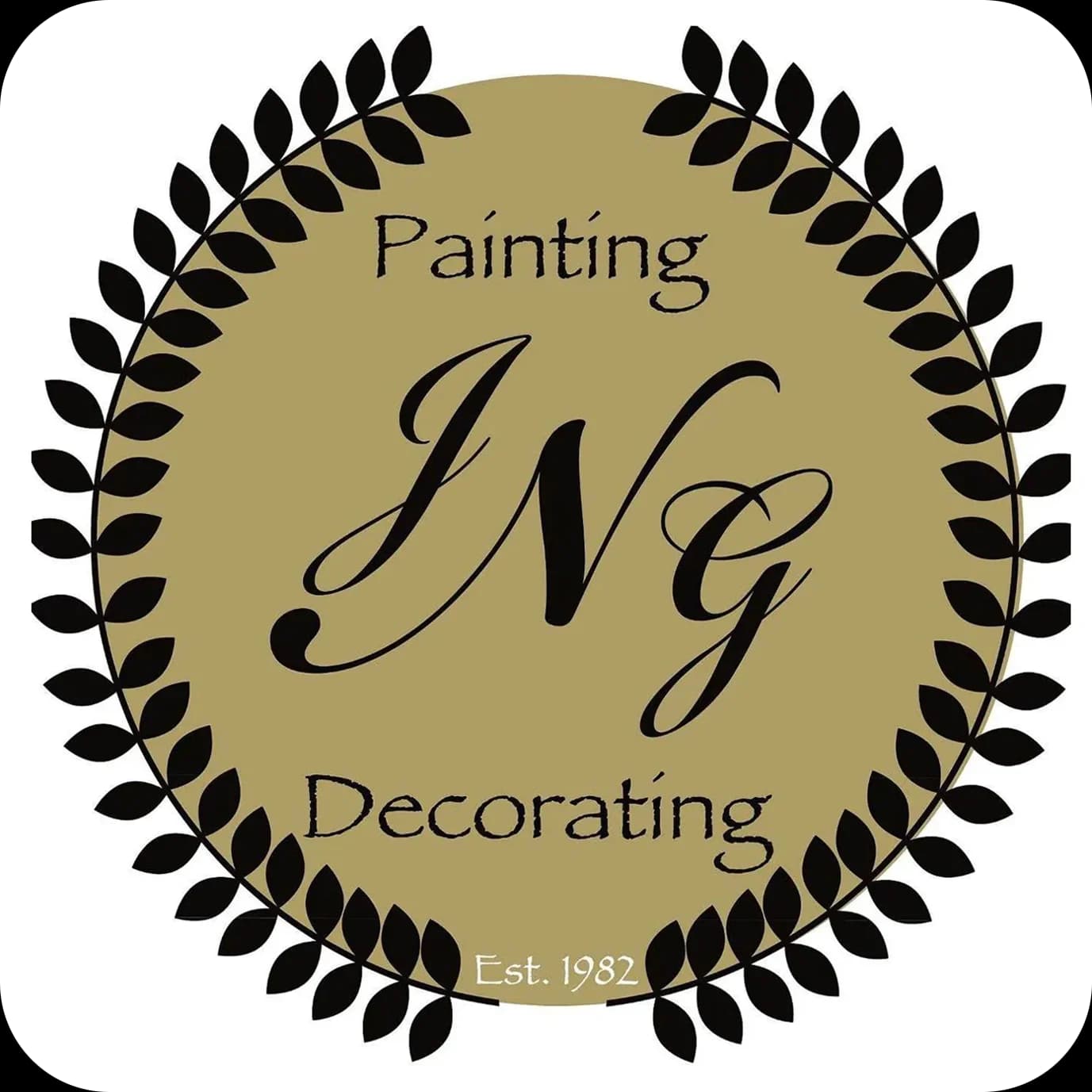 Logo for JNG Painting & Decorating LLC, a painting company in Columbus, Ohio.