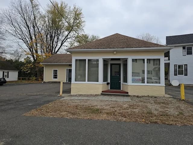 White Chooz Painters logo with blue background placeholder for paintig company logos