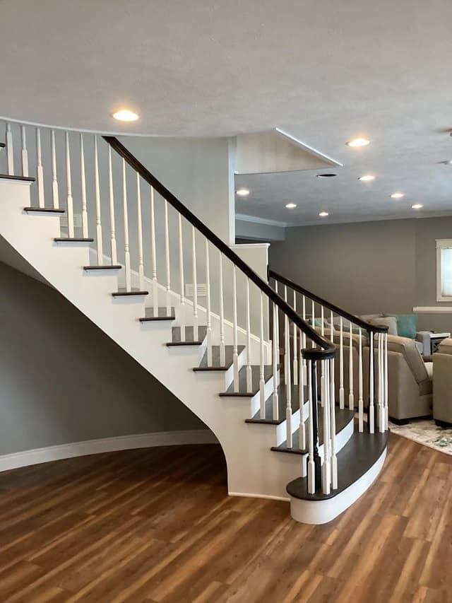 White Chooz Painters logo with blue background placeholder for paintig company logos