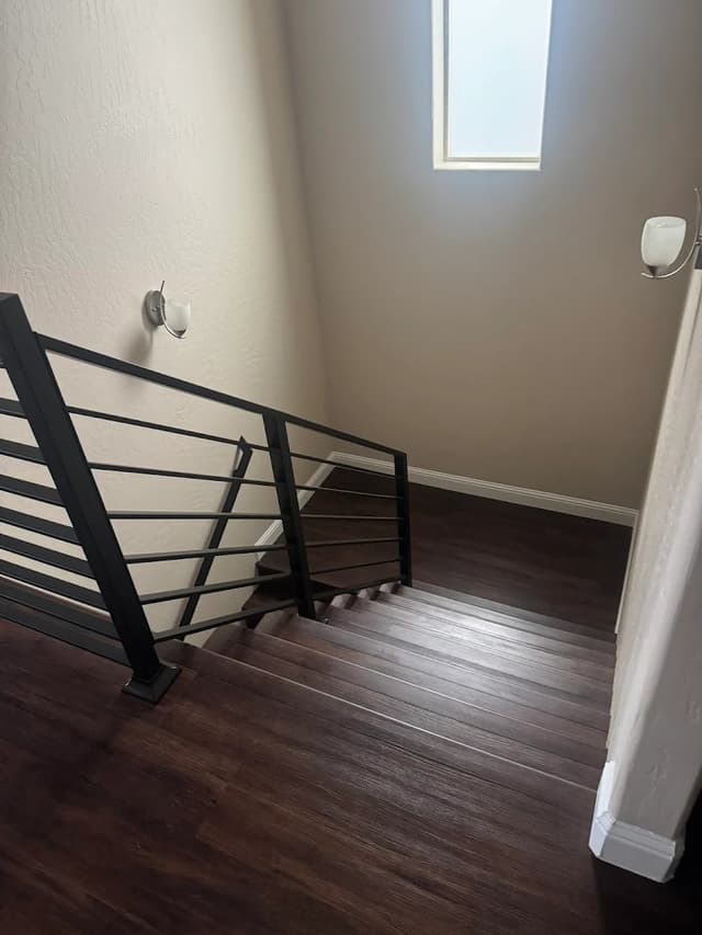 White Chooz Painters logo with blue background placeholder for paintig company logos