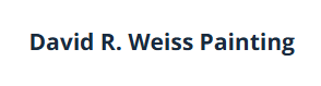 This is an image from David-Weiss Painting company, located in Havertown, PA. The image is a David R. Weiss Painting company name in bold text on white background.