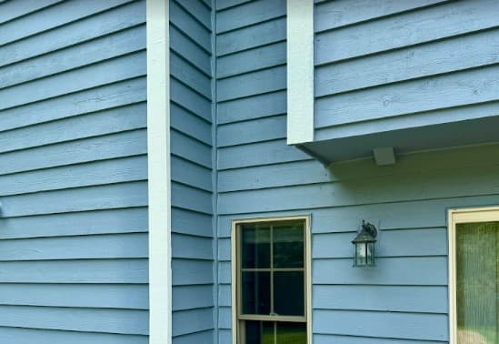 White Chooz Painters logo with blue background placeholder for paintig company logos