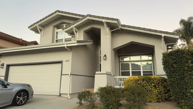 White Chooz Painters logo with blue background placeholder for paintig company logos