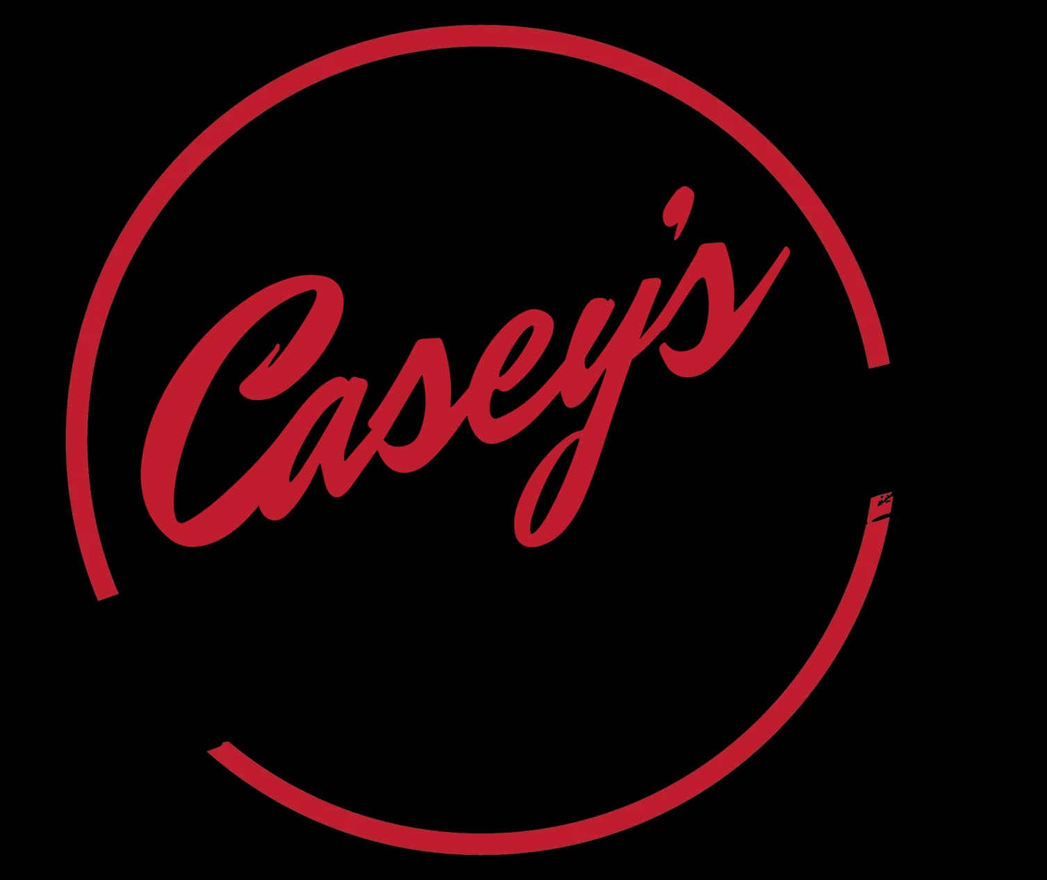 This is an image from Casey's Painting Inc, located in California. The logo for Casey’s Painting Inc features a bold red script wordmark inside a circular red outline on a black background.