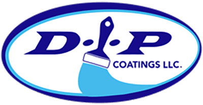 Logo for DIP Coatings, a painting company in Troutman, NC.