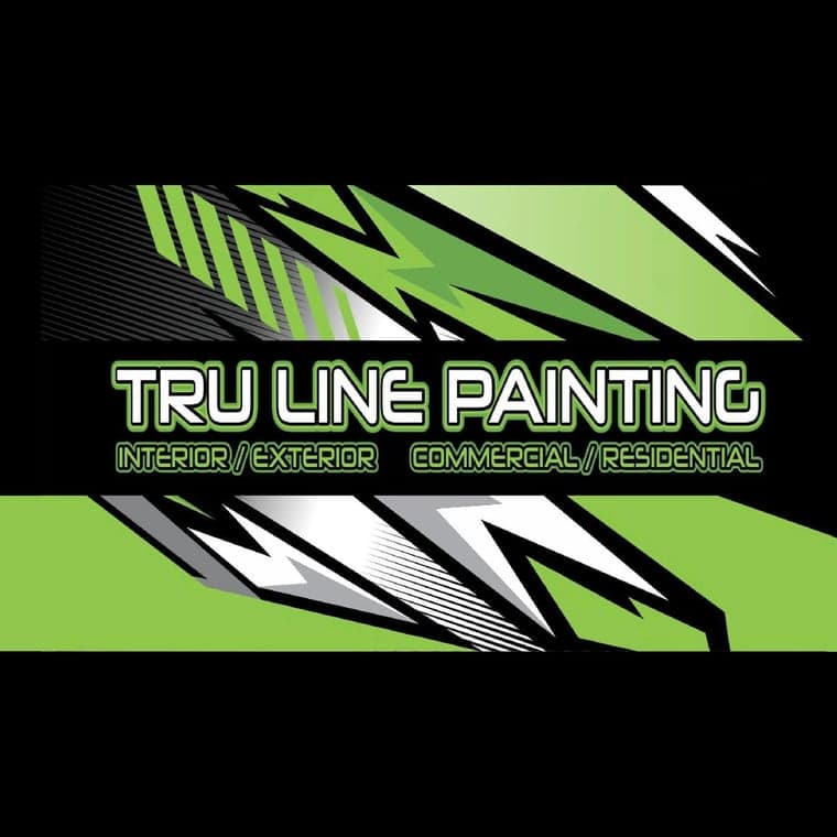 Logo for Tru-Line Painting & Pressure Washing, a painting company in Wake Forest, NC.