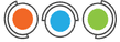 This is an image from Precision Painting Plus of Hauppauge, located in New York. The logo for Precision Painting Plus of Hauppauge features three circular icons in orange, blue, and green with white rings around them.
