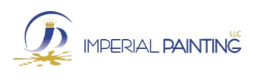 This is an image from Imperial Painting LLC, located in Michigan. The logo for Imperial Painting LLC features a stylized blue letter design with a gold crown above it and gold paint splashes beneath the text.