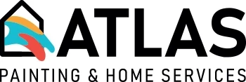 Logo for Atlas Painting & Home Services in Mooresville, North Carolina. The image shows the company’s branded painting-service design.