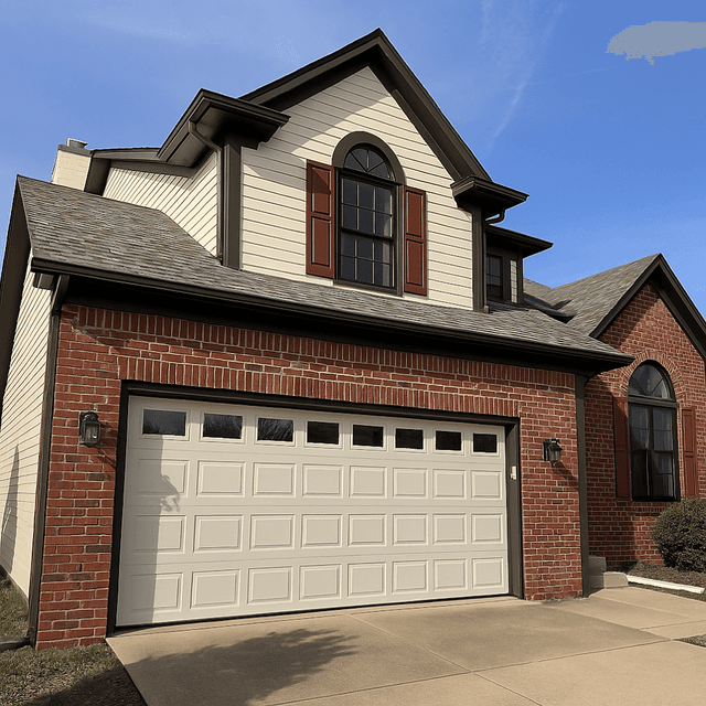 White Chooz Painters logo with blue background placeholder for paintig company logos