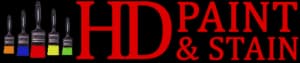 Logo for HD Painting and Stain, a painting company in Swansea, Illinois.
