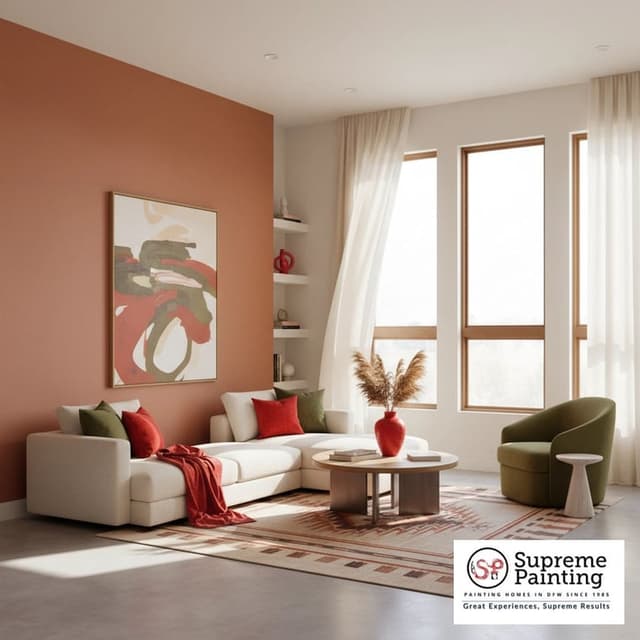 White Chooz Painters logo with blue background placeholder for paintig company logos