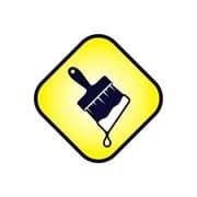 This is an image from Allpro Painting and Home Repairs Inc, located in Florida. The logo for Allpro Painting and Home Repairs Inc features a dark blue paintbrush icon with a dripping paint drop set against a bright yellow diamond-shaped background.