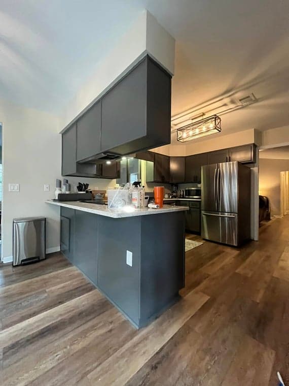 White Chooz Painters logo with blue background placeholder for paintig company logos