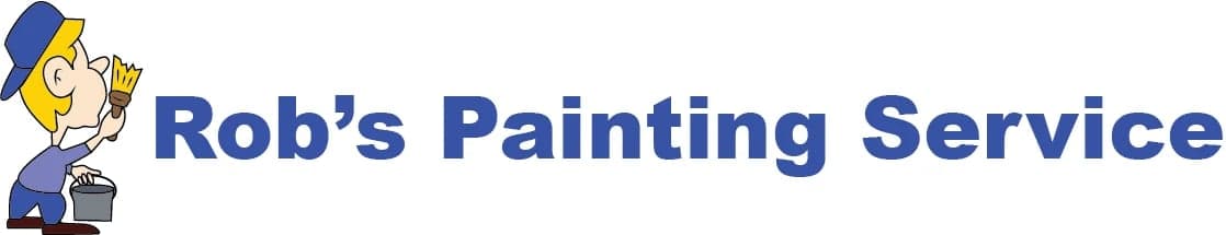 Logo for Rob's Painting Service, a painting company in Morrisville, NC.