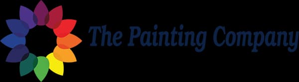 This is an image from Painting Company, located in Nebraska. The logo for Painting Company features a colorful fan-shaped paint graphic with dark blue company text.