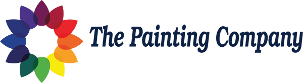 This is an image from Painting Company, located in Nebraska. The logo for Painting Company features a colorful fan-shaped paint graphic with dark blue company text.