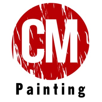 Logo for CM painting, a painting company in Nashville, Tennessee.