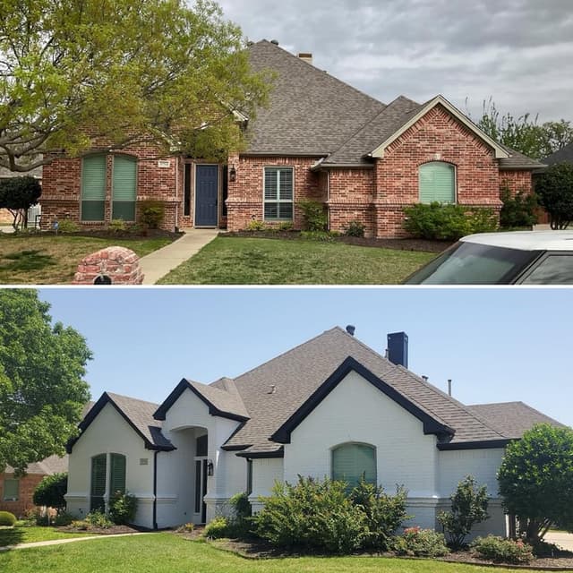 White Chooz Painters logo with blue background placeholder for paintig company logos