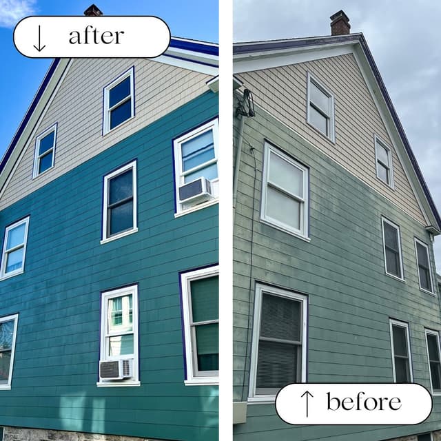 White Chooz Painters logo with blue background placeholder for paintig company logos