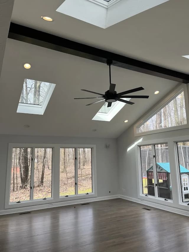 White Chooz Painters logo with blue background placeholder for paintig company logos