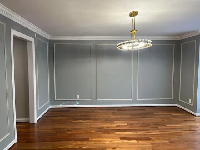 White Chooz Painters logo with blue background placeholder for paintig company logos