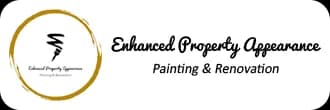 This is an image from Enhanced Property Appearance Painting & Renovation, located in Pennsylvania. The logo for Enhanced Property Appearance Painting & Renovation features a clean circular emblem with a stylized paint roller icon and elegant script text.