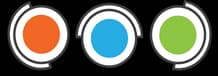 This is an image from Precision Painting Plus of Brooklyn, located in New York. The logo for Precision Painting Plus features three circular icons in orange, blue, and green with partial ring outlines around each color.