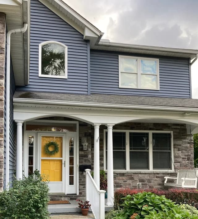 White Chooz Painters logo with blue background placeholder for paintig company logos