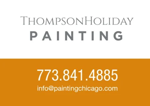 Logo for ThompsonHoliday Painting, a painting company in Wilmette, Illinois.