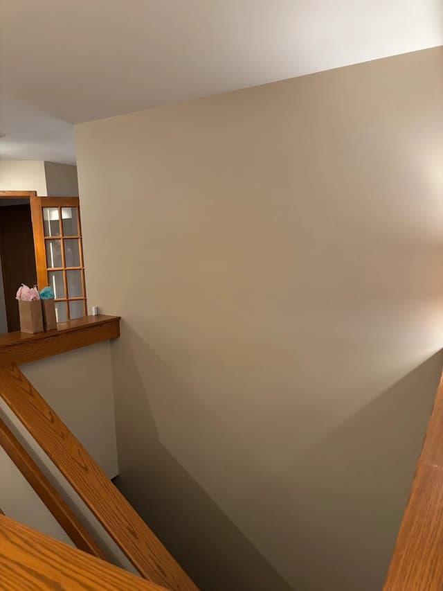 White Chooz Painters logo with blue background placeholder for paintig company logos