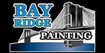 This is an image from Bay Ridge Painting, located in New York. The logo for Bay Ridge Painting features a stylized illustration of the Brooklyn Bridge with bold blue and black text.