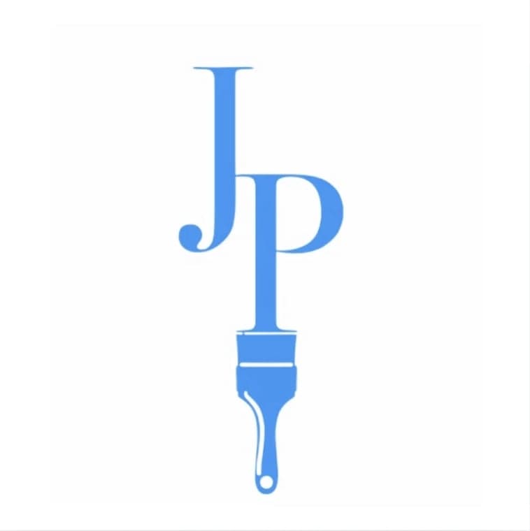 This is the logo for Jed's Painting, located in North Carolina. The logo shows the company's JP paintbrush branding.