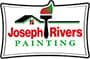 This is an image from Joseph Rivers Painting, located in Ohio. The logo for Joseph Rivers Painting features a stylized paintbrush with red and green colors above a black roof outline, with the company name in bold red and green lettering.