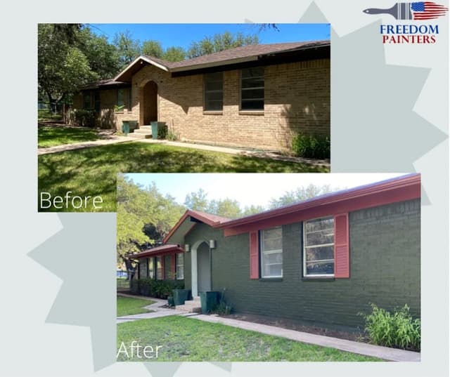 White Chooz Painters logo with blue background placeholder for paintig company logos