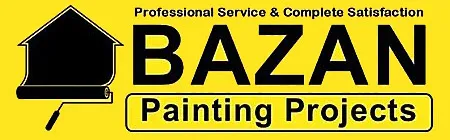 Logo for Bazan Painting Projects, a painting company in St. Charles, Illinois.