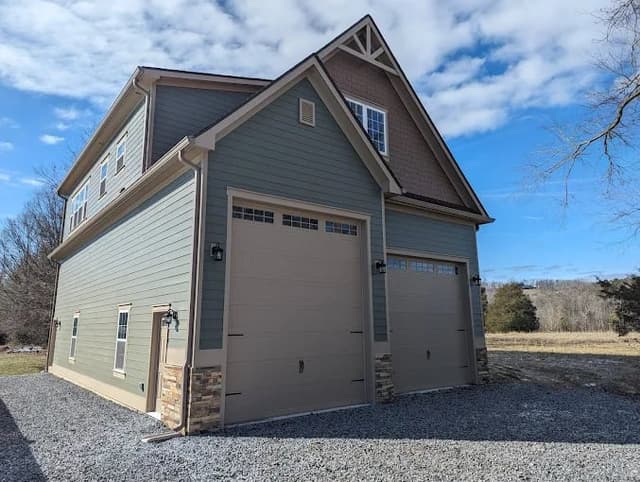 White Chooz Painters logo with blue background placeholder for paintig company logos